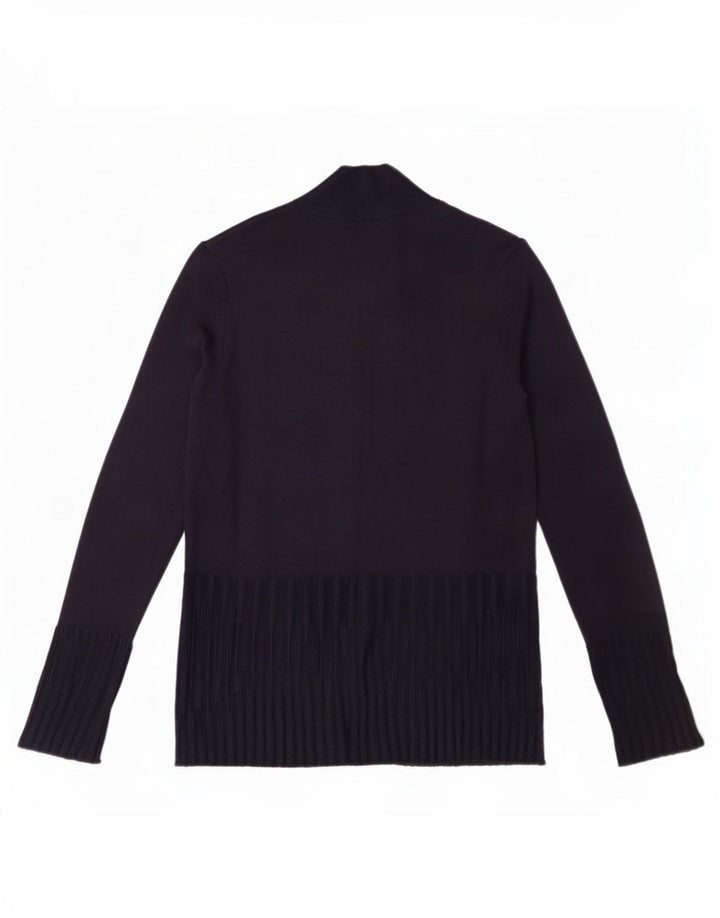Marks & Spencer Offener Damen-Cardigan-Pullover UK 8 Small Marineblaue Viskose