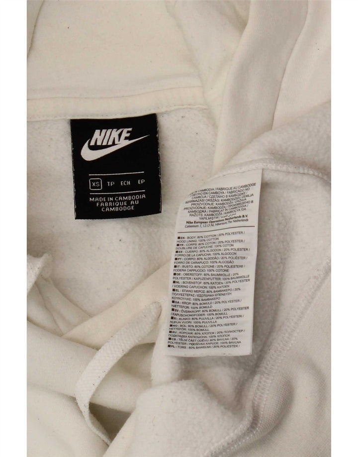 Nike Herren Hoodie Pullover XS Weiße Baumwolle