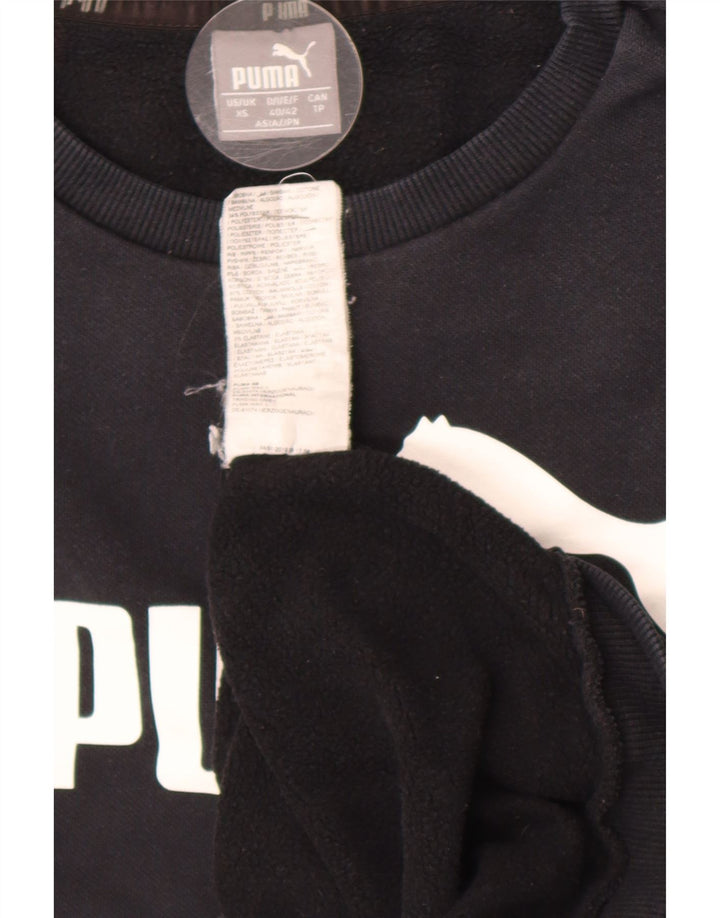 Puma Herren Graphic Sweatshirt Pullover XS Schwarz Baumwolle