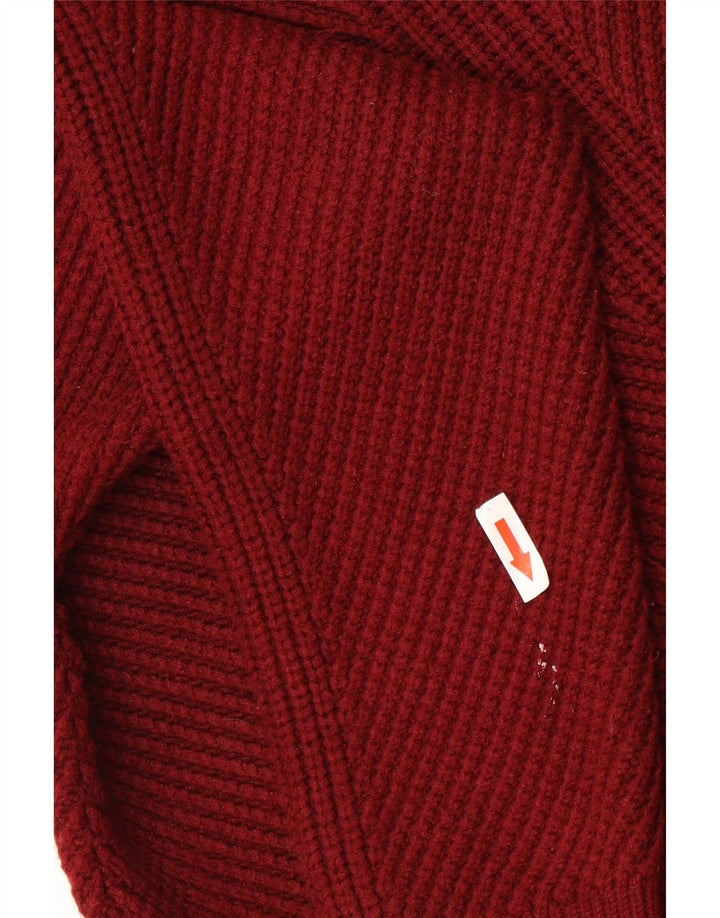 Marks & Spencer Damen-Strickjacke Autograph UK 12 Mittelrote Viskose