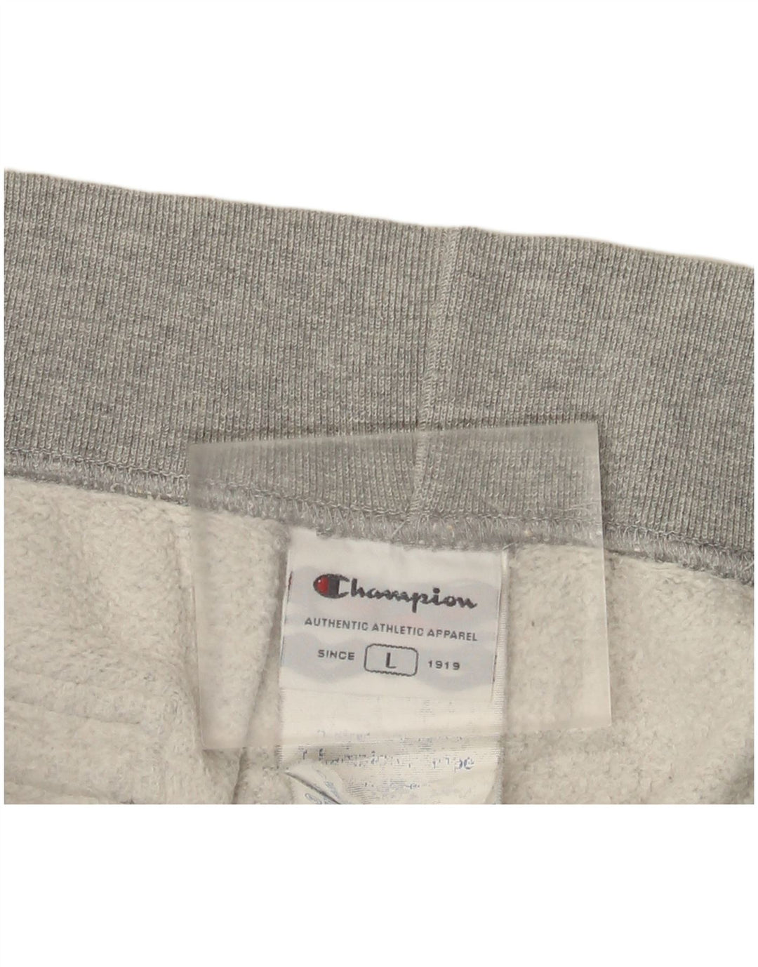 Champion Herren-Trainingshose, Jogginghose, Größe L, Grau, Baumwolle