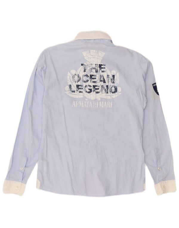 Armata Di Mare Jungen-Grafikhemd, 13–14 Jahre, XL, blaue Baumwolle