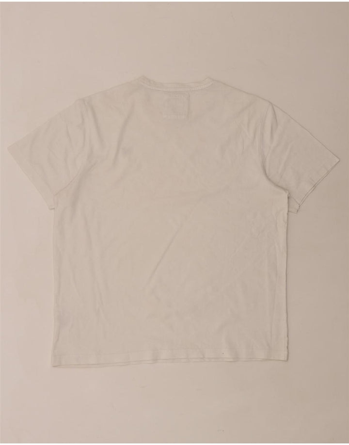 Crew Clothing Herren T-Shirt Top XL Weiße Baumwolle