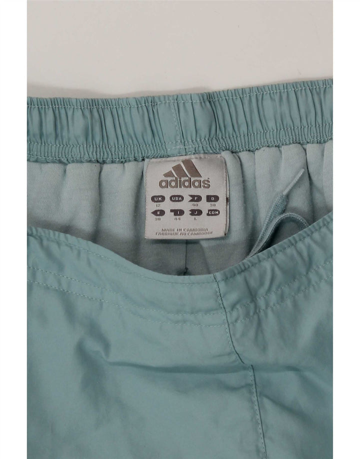 Adidas Damen-Windbreaker-Hose, UK 12, mittelblau, Polyester