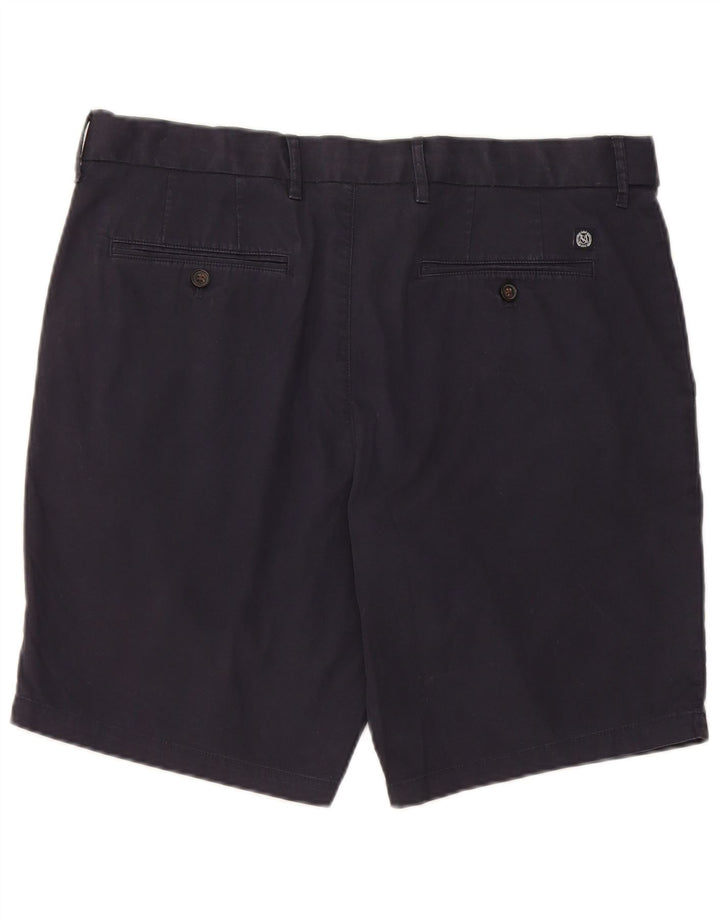 Marks & Spencer Herren-Chinoshorts W36, Größe L, Marineblau, Baumwolle