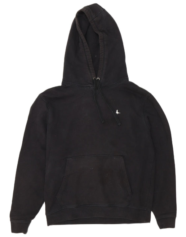 Jack Wills Herren Kapuzenpullover XL aus schwarzer Baumwolle