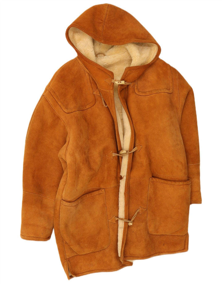 Gara Herren Shearling Mantel UK 40 Large Beige