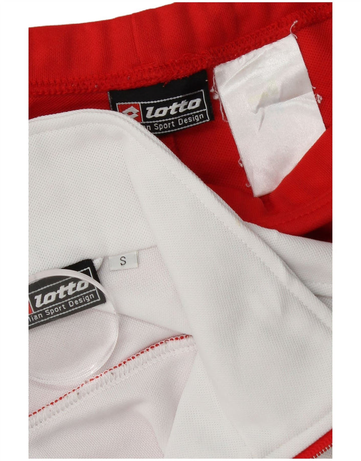 LOTTO Womens Full Tracksuit UK 10 Small  Red Polyester