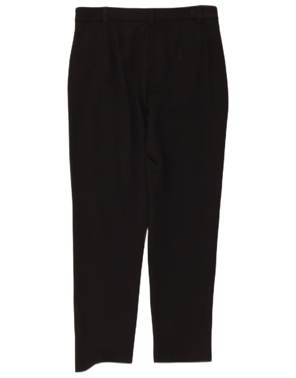 Marks & Spencer Damen Gerade Freizeithose UK 10 Small W30 L25 Schwarz