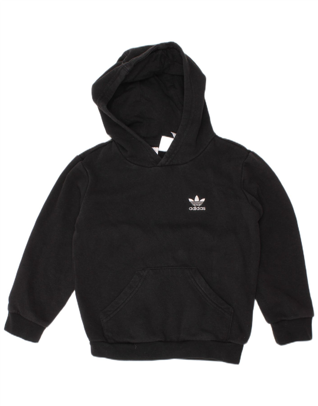 ADIDAS Kapuzenpullover für Jungen, 2–3 Jahre, schwarze Baumwolle