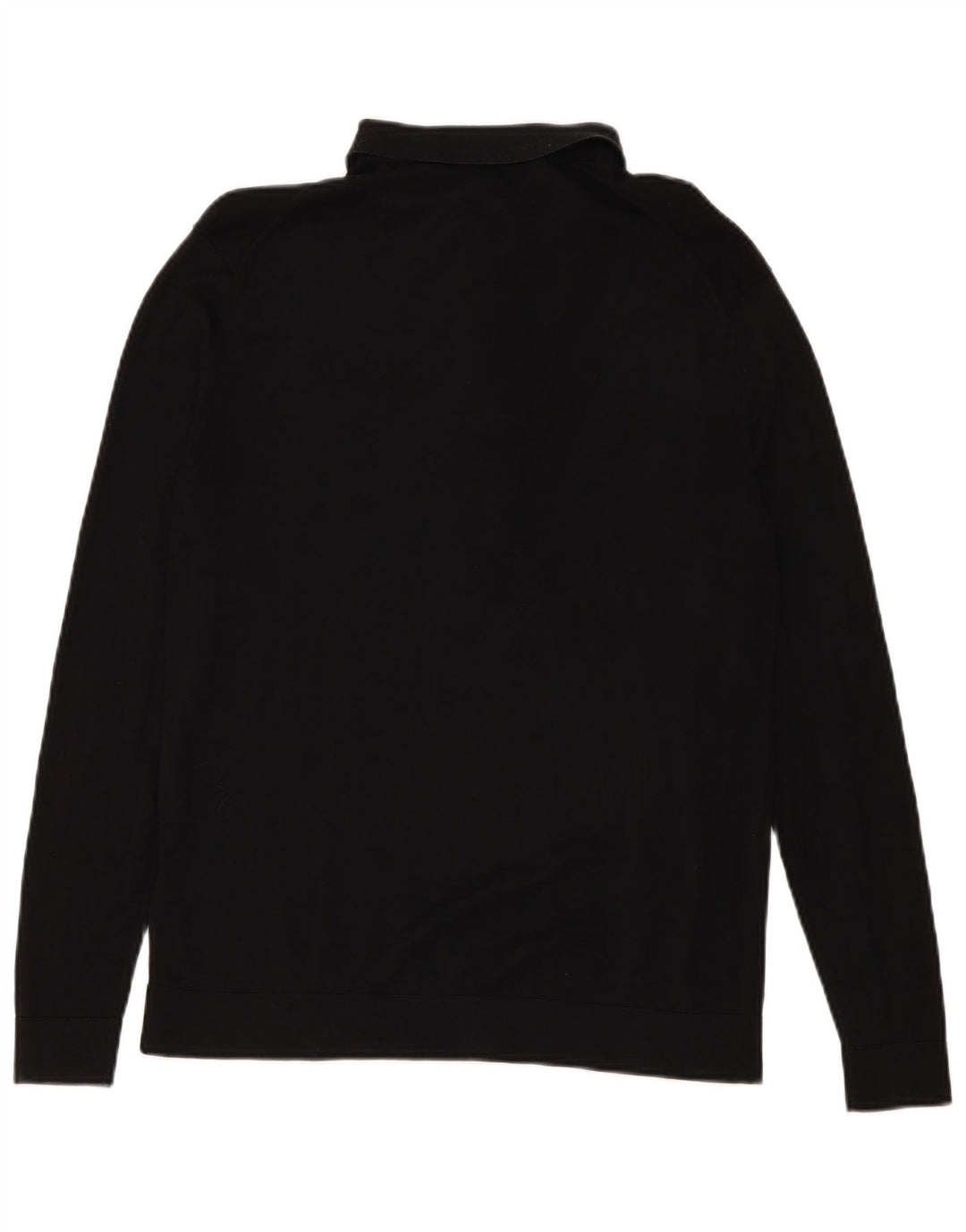 Cos Herren-Pullover mit Rollkragen, groß, aus schwarzer Seide