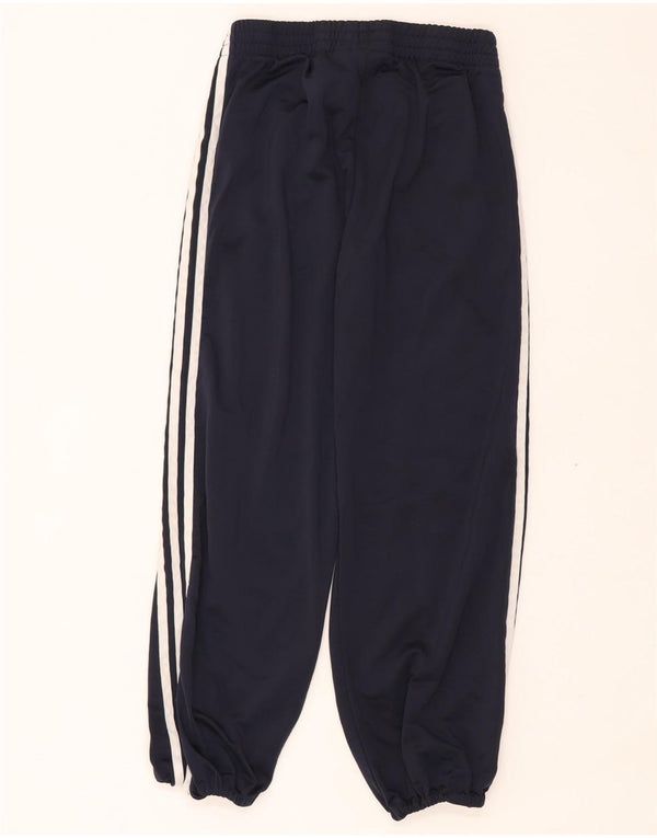 Adidas Womens Tracksuit Trousers Joggers UK 10 Small Navy Blue Polyester