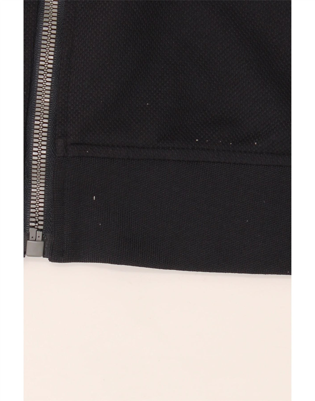 Zara Herren-Trainingsanzug-Top-Jacke aus mittelschwarzem Polyester