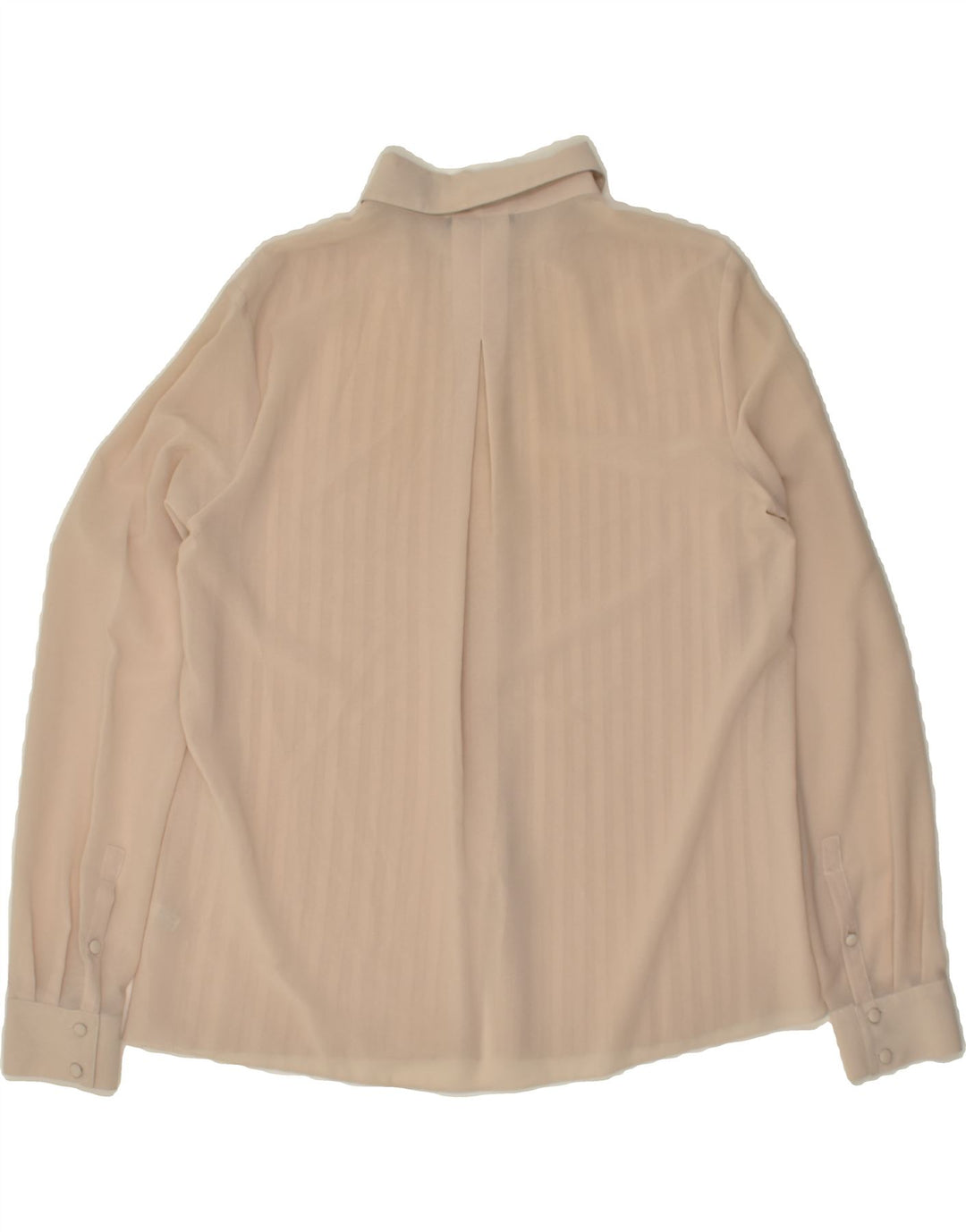 PINKO Damen Übergroße durchsichtige Hemdbluse UK 10 Small Beige