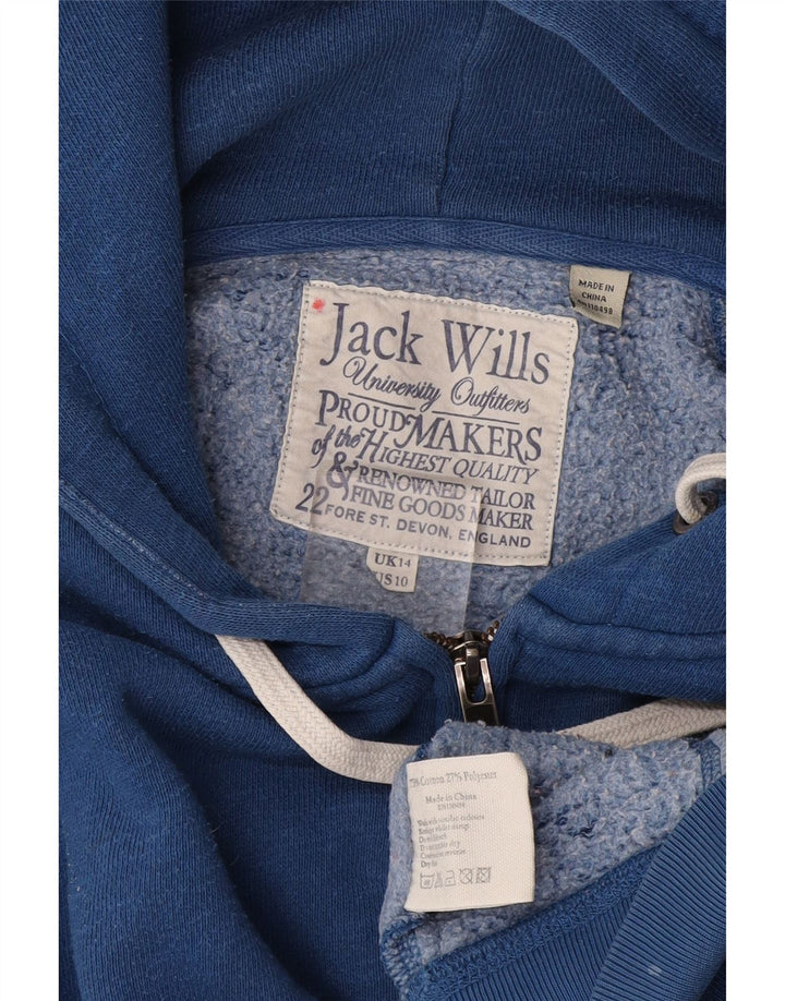 Jack Wills Damen UK 14 Große blaue Baumwolle