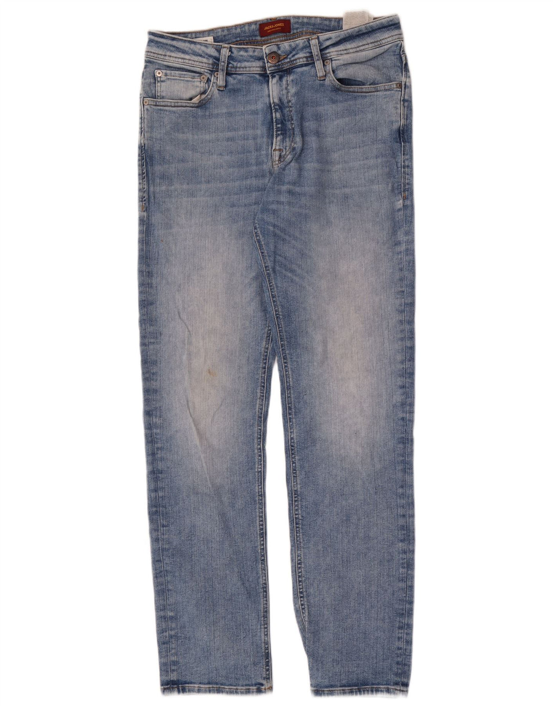 Jack & Jones Herren Clark Slim Jeans W33 L34 Blaue Baumwolle