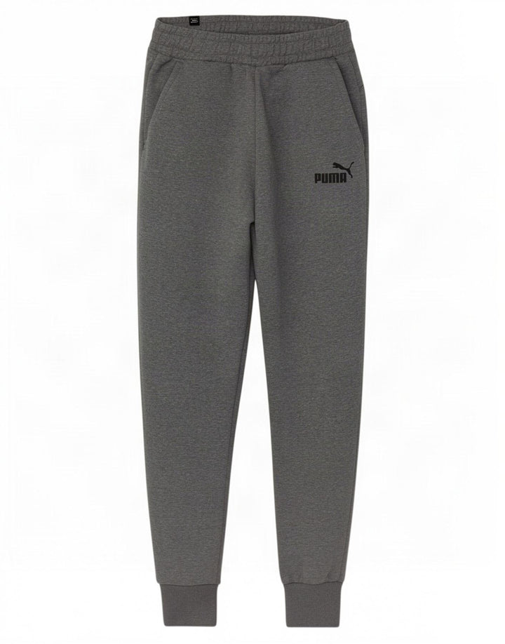 Puma Herren-Trainingshose, Jogginghose, Größe S, graue Baumwolle