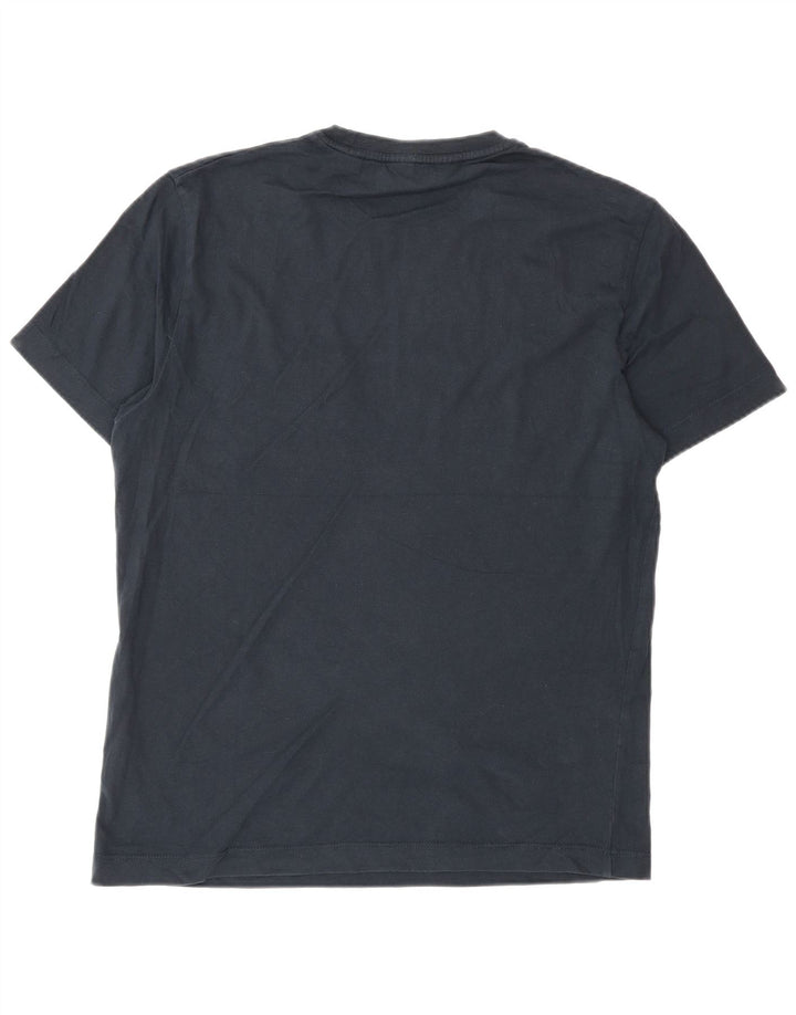 Penguin Herren T-Shirt Top Small Marineblau Baumwolle