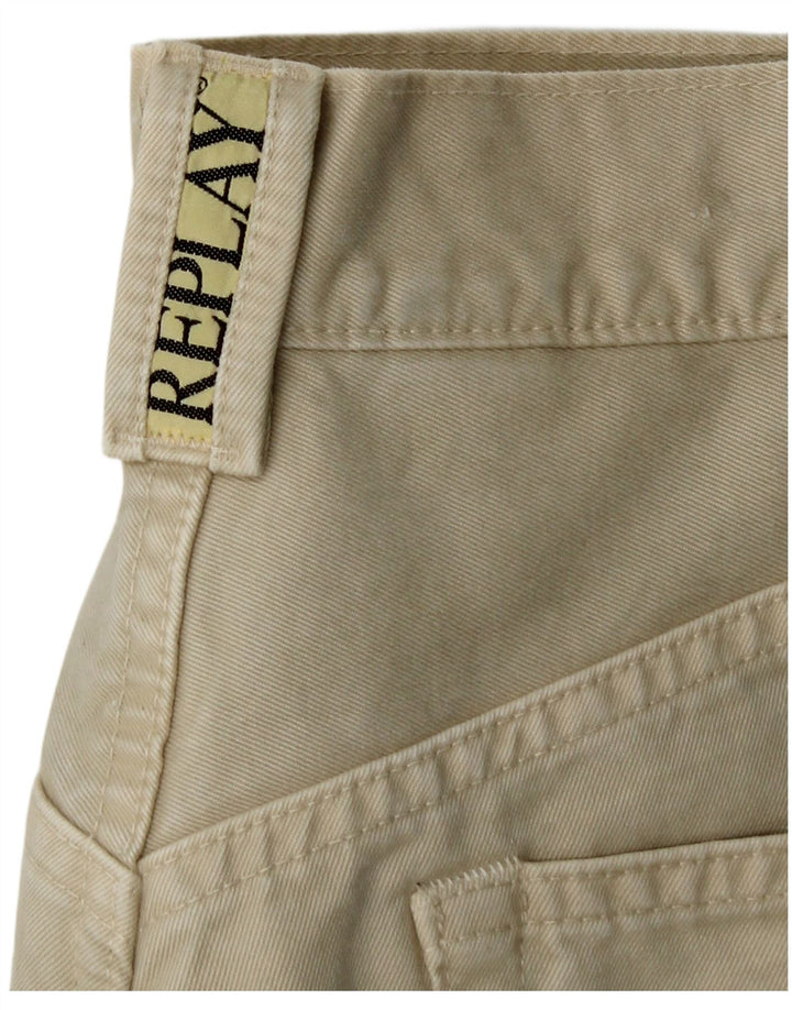 REPLAY Herren-Freizeithose, konisch zulaufend, W31, L30, Khaki, Baumwolle