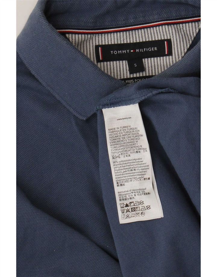 Tommy Hilfiger Herren-Poloshirt, klein, marineblau, Baumwolle