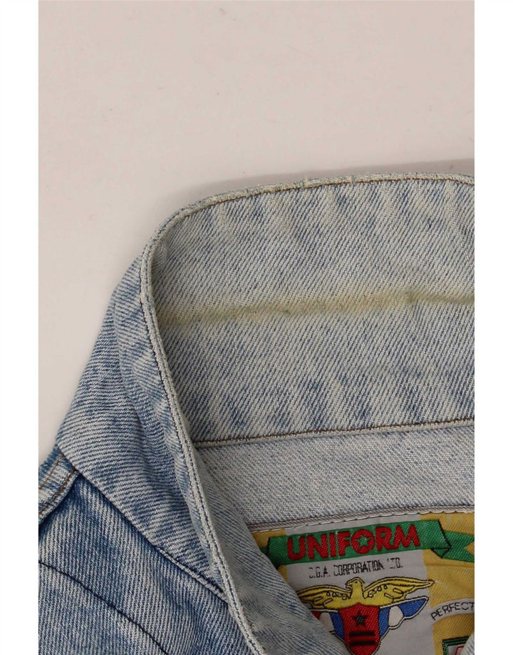 Uniform Herren Jeansjacke UK 38 Mittelblau