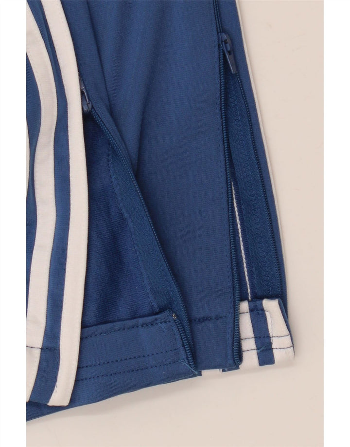 Adidas Herren-Trainingshose aus mittelblauem Polyester
