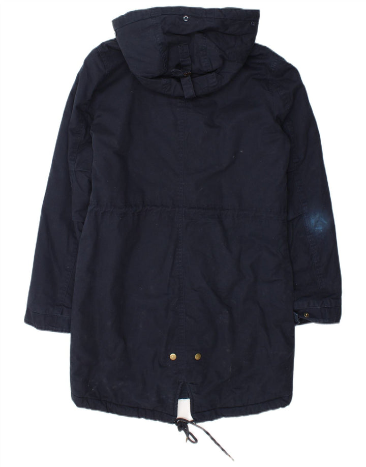 Marks & Spencer Herren-Parka in Übergröße mit Kapuze, Gr. 8, Marineblau