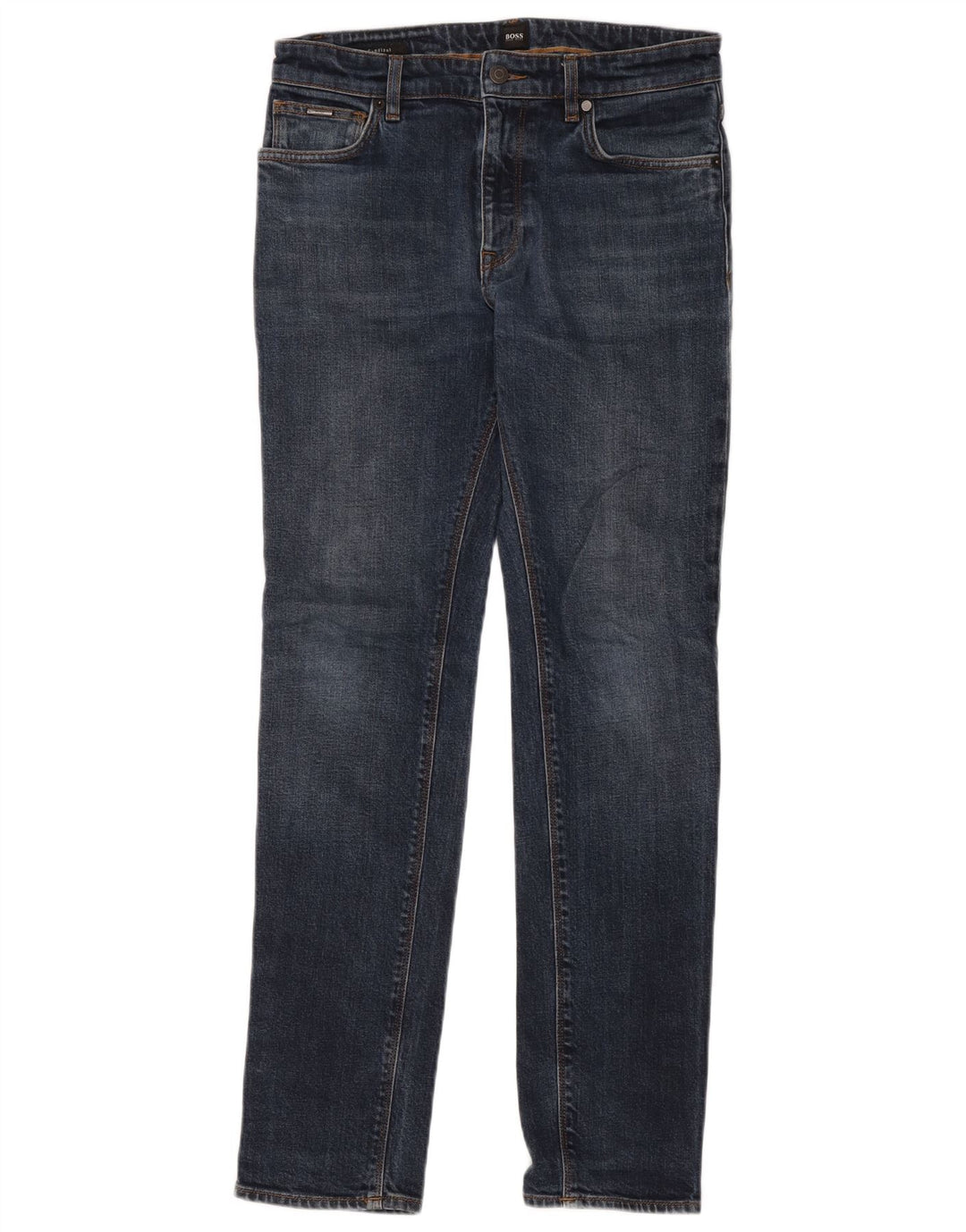 Hugo Boss Herren Slim Straight Jeans W30 L32 Marineblau