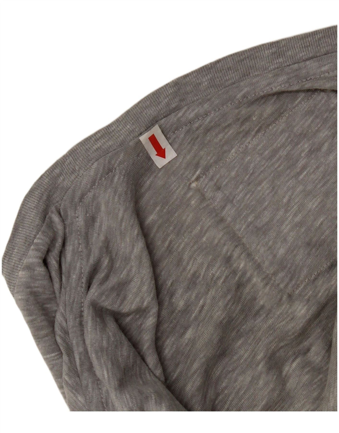 Jack Wills Herren-T-Shirt-Oberteil, klein, grau gesprenkelte Baumwolle