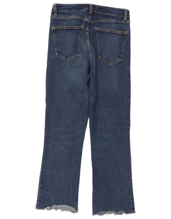 Zara Damen Bootcut Jeans EU 36 XS W26 L25 Blau