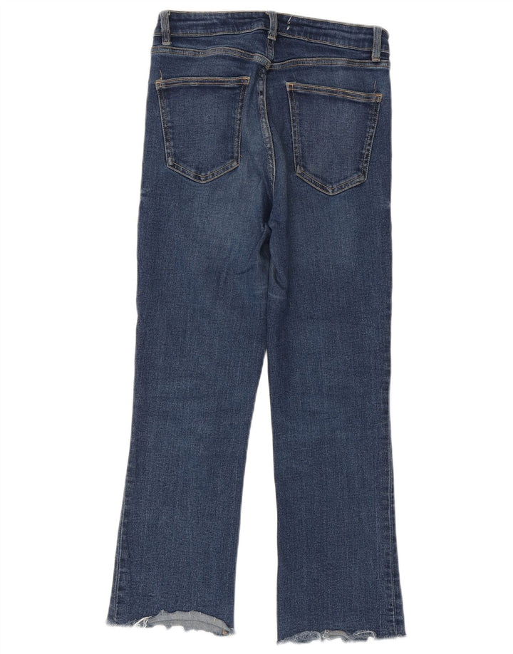 Zara Damen Bootcut Jeans EU 36 XS W26 L25 Blau
