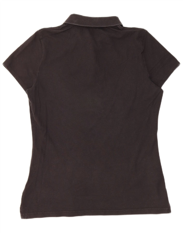 Tommy Hilfiger Damen Poloshirt UK 14 Large Schwarz