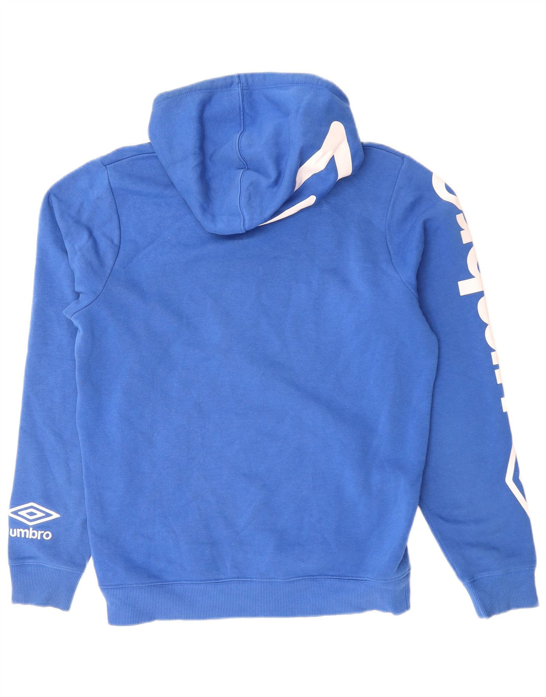 Umbro Herren-Kapuzenpullover mit Grafik, Mittelblau, Farbblock