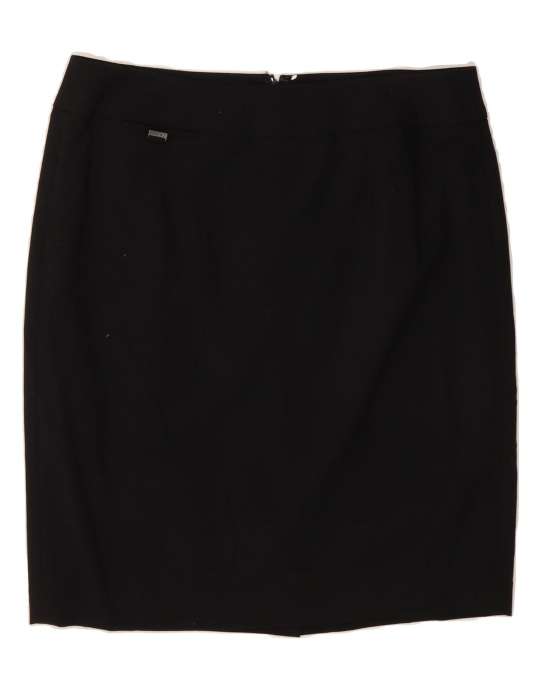 CALVIN KLEIN Womens Straight Skirt US 8 Medium W30  Black Polyester Vintage Calvin Klein and Second-Hand Calvin Klein from Messina Hembry 