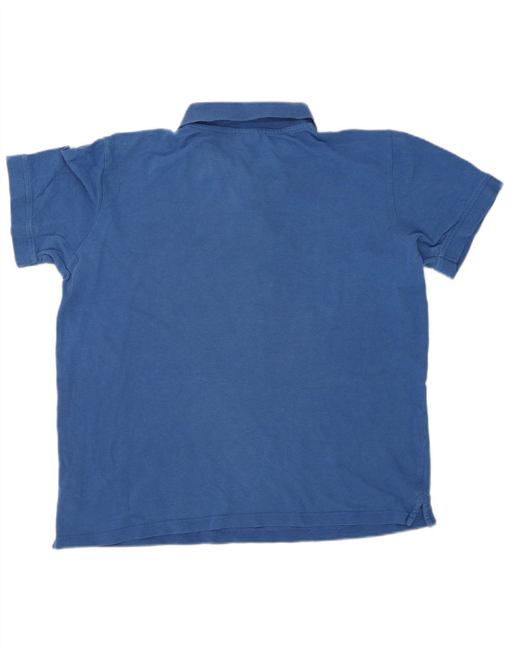 Kappa Herren-Poloshirt, große blaue Baumwolle