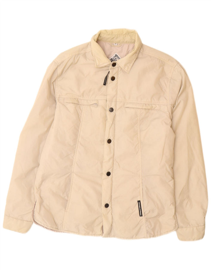 TUCANO URBANO Herren Wattierte Jacke UK 38 Medium Off White Nylon