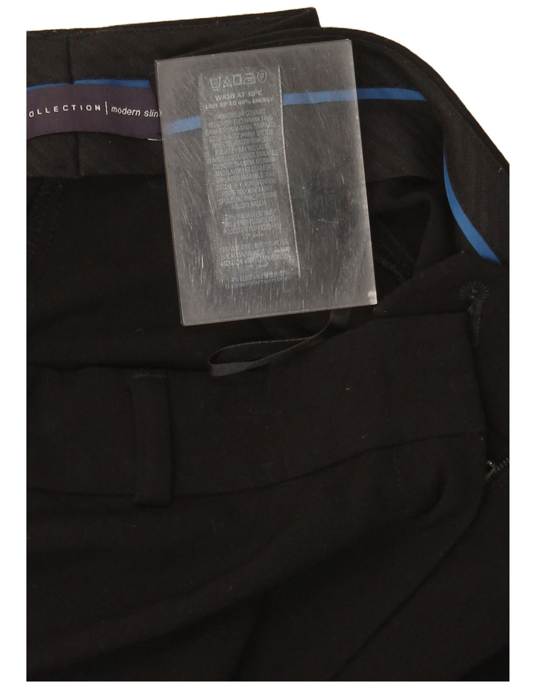Marks & Spencer Slim Chino-Hose für Damen, UK 12, M, W32, L29, Schwarz