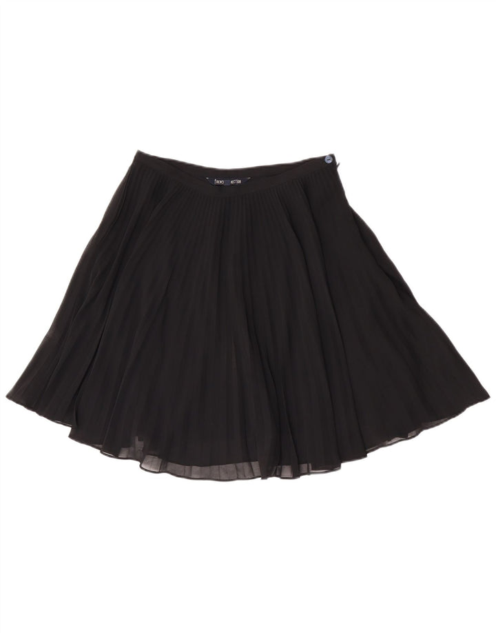 French Connection Damen Mini-A-Linien-Rock UK 12 Medium W26 Schwarz
