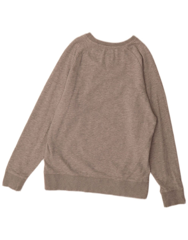 Gant Herren-Sweatshirt mit Grafik, XL, grau gefleckte Baumwolle