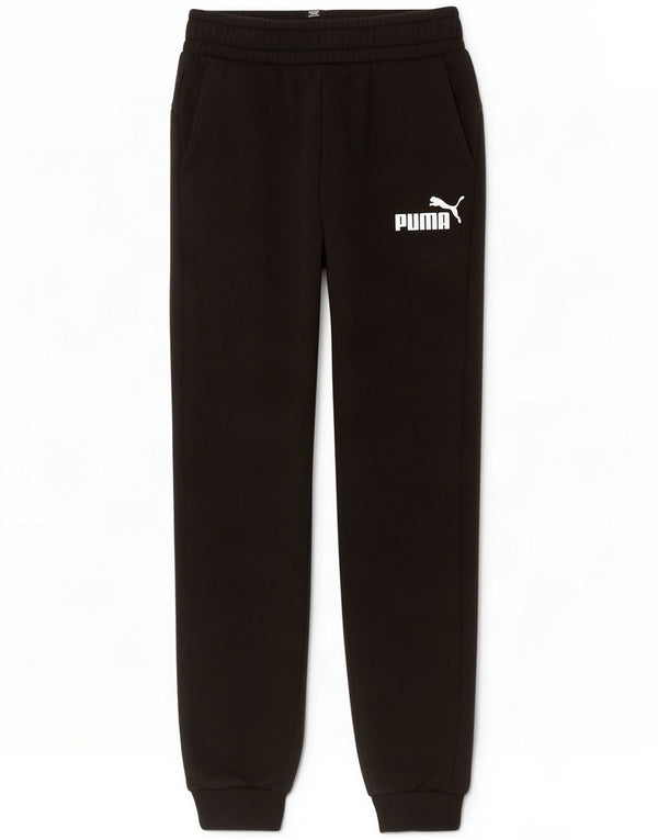 Puma Jungen-Trainingshose, Jogginghose, 11–12 Jahre, schwarze Baumwolle