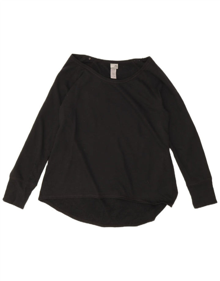 Champion Damen Sweatshirt Pullover UK 18 XL Schwarz Polyester