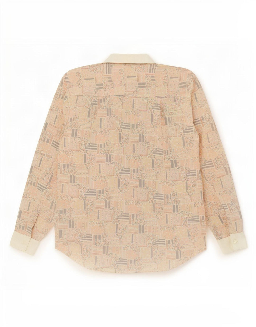 HANAITI Damen-Hemd UK 14, mittelmehrfarbiges Patchwork-Polyester