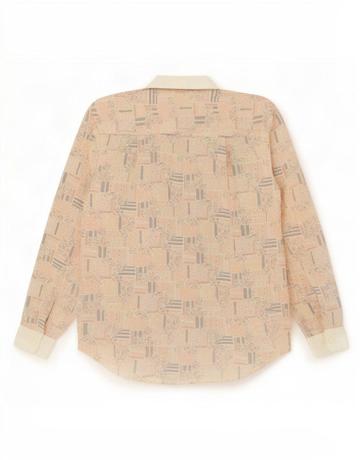 HANAITI Damen-Hemd UK 14, mittelmehrfarbiges Patchwork-Polyester