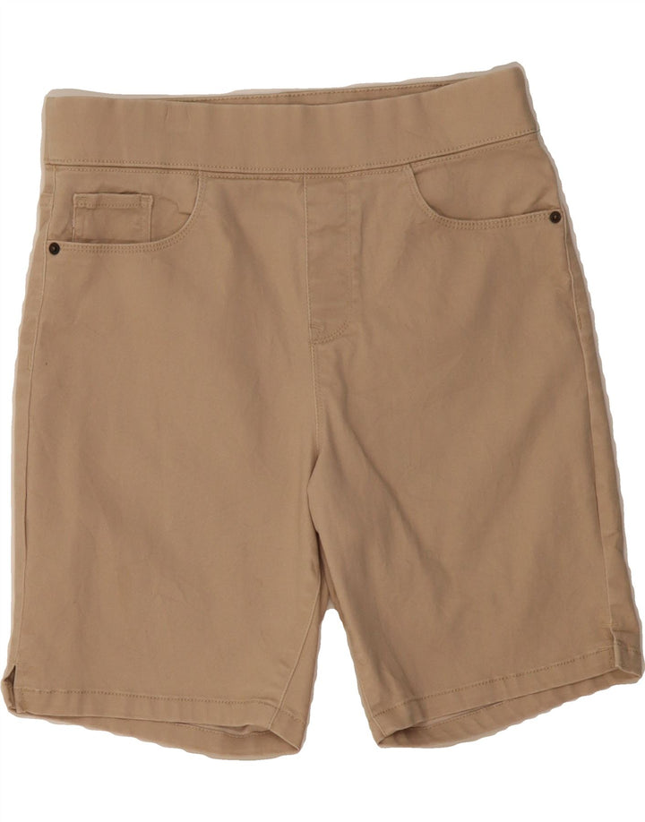 DKNY Womens Casual Shorts Medium W30  Beige Cotton Vintage Dkny and Second-Hand Dkny from Messina Hembry 