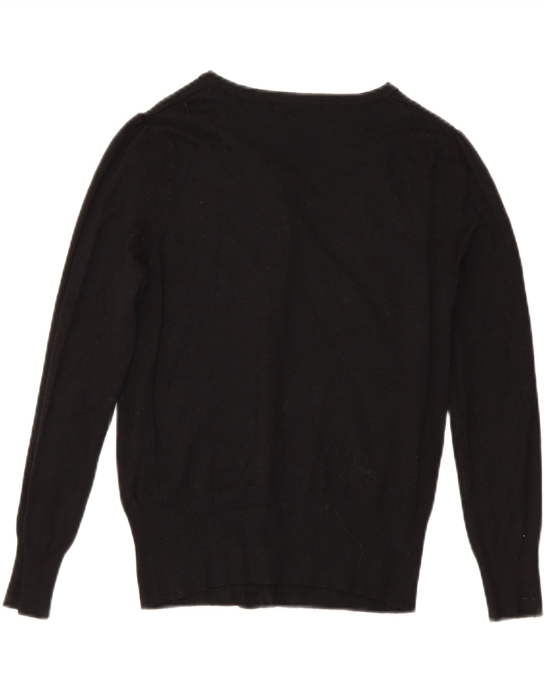 Marks & Spencer Damen-Cardigan-Pullover UK 10 Small Schwarze Viskose