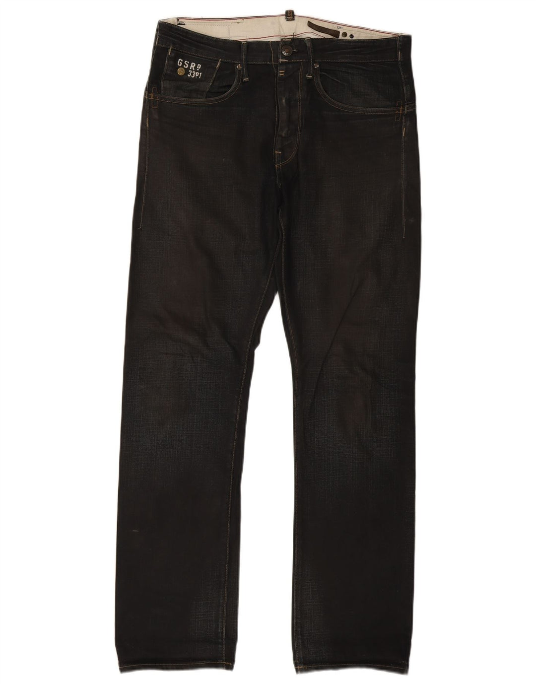 G-Star Herren Slim Jeans W33 L33 Schwarz