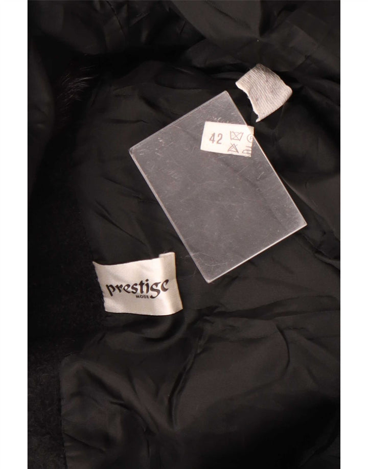 Prestige Damen Mantel IT 42 Medium Schwarz