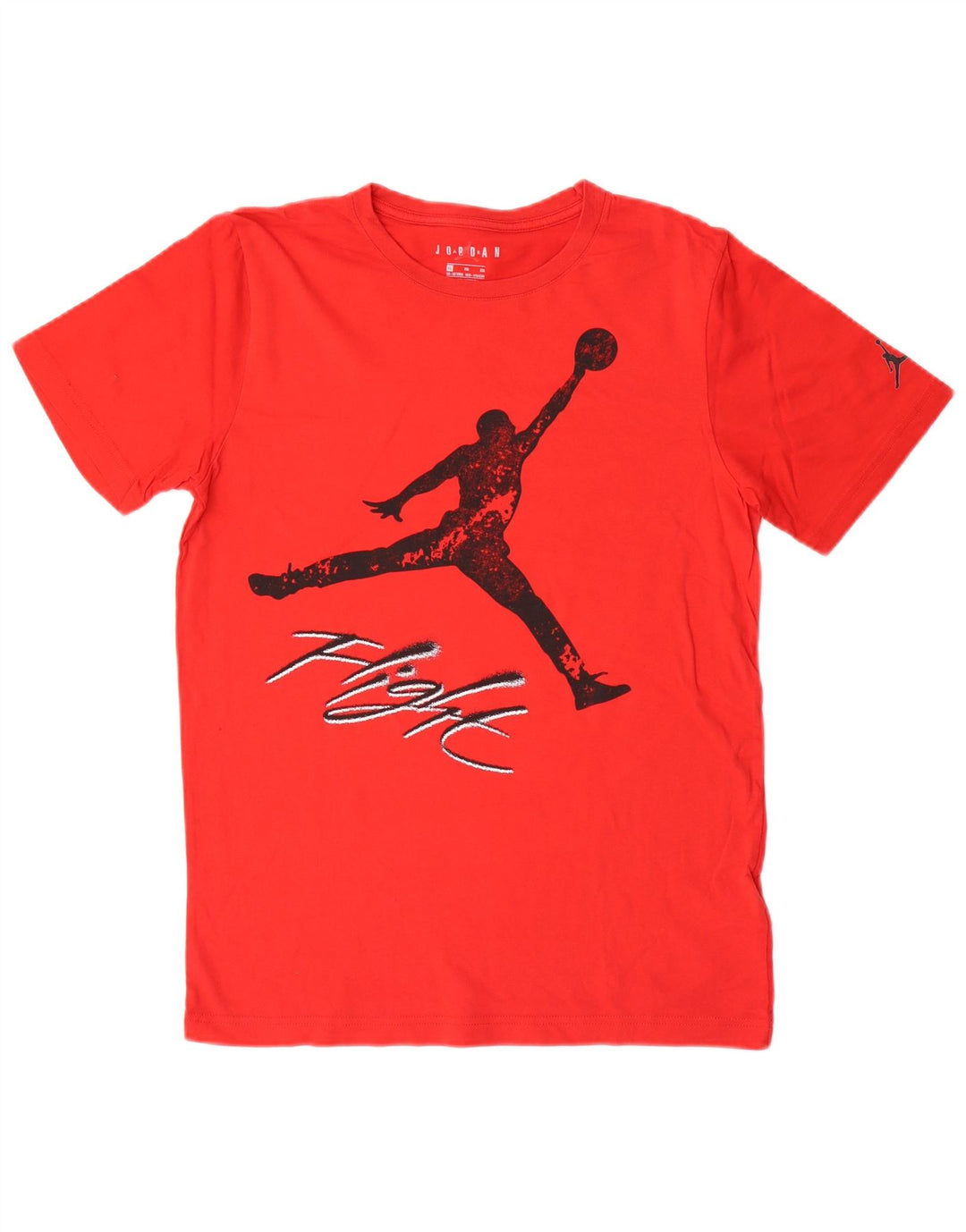 Jordan Jungen T-Shirt mit Grafik, 13–14 Jahre, XL, rote Baumwolle