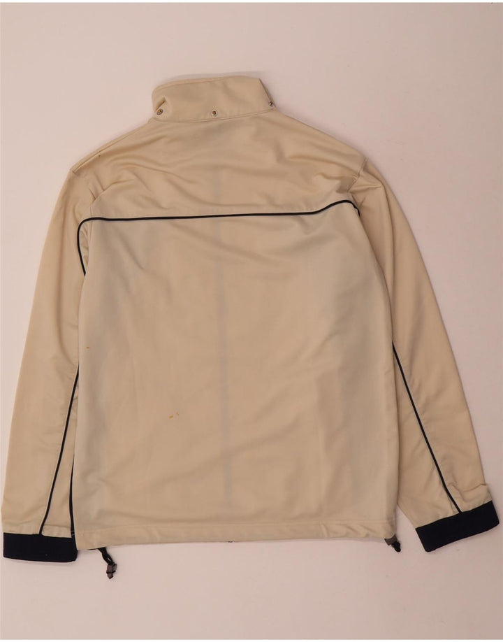 Spalding Herren-Trainingsanzug, groß, beige, Farbblock-Polyester