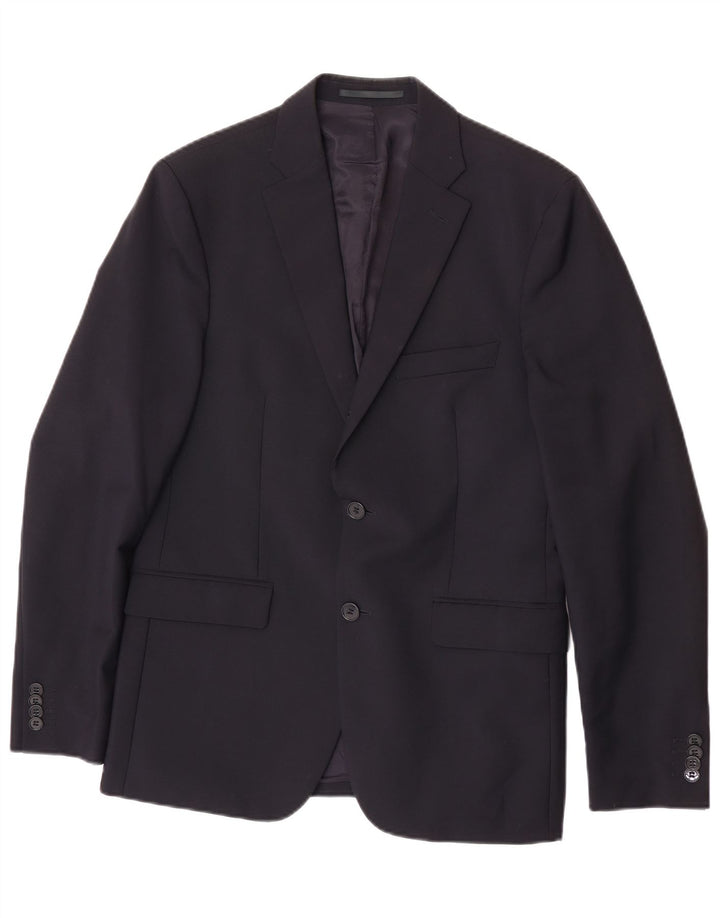 Acne Studios Herren-Blazer mit 2 Knöpfen, Größe IT 48, mittelmarineblau, klassisch